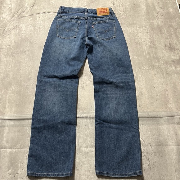 Vtg Levis Jeans Student 14Reg 27x29 Medium Wash 505 Regular Straight Leg Denim - Picture 7 of 10